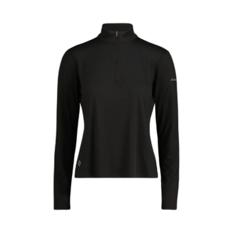 Image of Womens long sleeve top Kathmandu Seeker 1/4 Zip Noir Female S