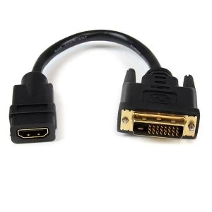 Image of StarTech 8" HDMI to DVI D Video Cable