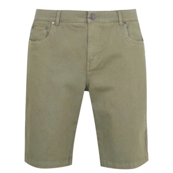 Image of Firetrap Chino Shorts Mens - Olive