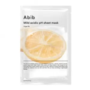 Image of Abib - Mild Acidic pH Sheet Mask - Yuja Fit - 10pcs