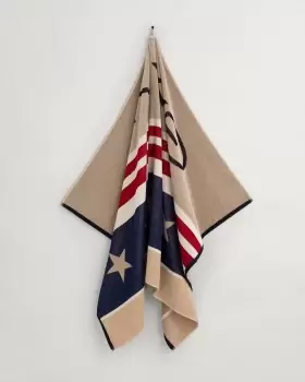 Image of GANT Home Sail Beach Towel 100X180 (100x-180) Blue