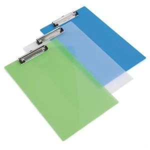 Image of Rapesco Clipboard Frosted Transparent Assorted Pack of 10 SHP PCBAS