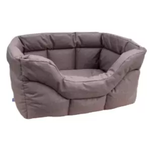 Image of P&L Heavy Duty Dog Bed Medium Brown