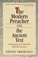 Image of modern preacher and the ancient text interpreting and preaching biblical li