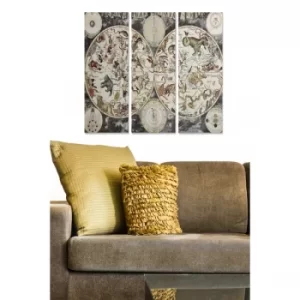 Image of MDF77555896 Multicolor Decorative MDF Painting (3 Pieces)