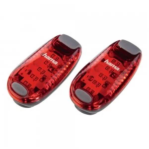 Image of Hama LED safety clamp lights, red, set of 2