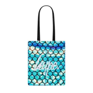 Image of Hype Sequin Mermaid Tote Bag (One Size) (Black/Blue)