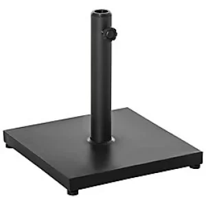 Image of Outsunny Parasol Base 84D-042 Water proof Cement, Metal Black
