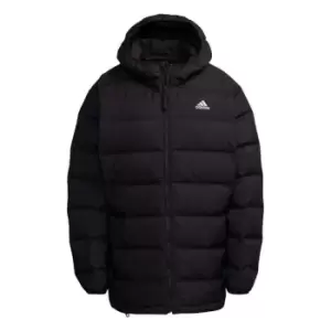 Image of adidas Helionic Hooded Down Jacket (Plus Size) Womens - Black