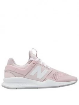 Image of New Balance 247 Classic PinkWhite Size 5 Women