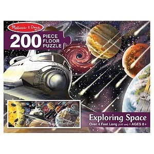 Image of Melissa and Doug Exploring Space Floor Puzzle 200 pieces 200 pieces