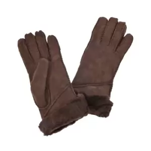 Image of Eastern Counties Leather Womens/Ladies Long Cuff Sheepskin Gloves (M) (Coffee)