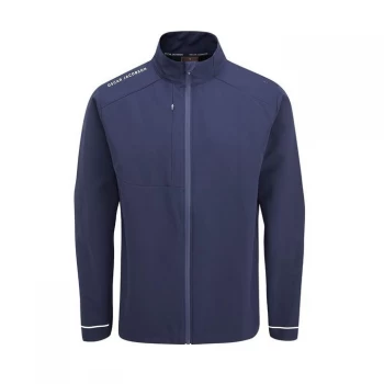 Image of Oscar Jacobson Full Zip Jacket - Navy