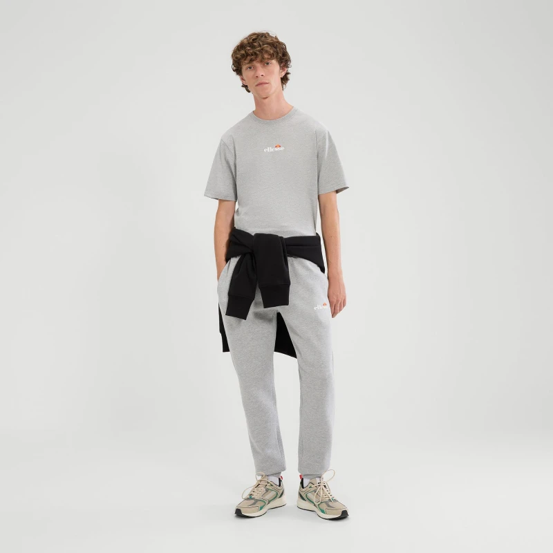 Image of Ellesse Ollio T-Shirt Mens Light Grey Marl male Medium