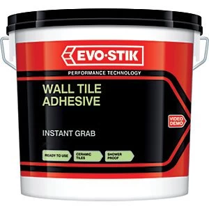 Image of Evo-Stik Wall Tile Instant Grab Adhesive - 10L