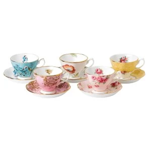 Image of Royal Albert 100 Years 10 Piece Set 1950 1990