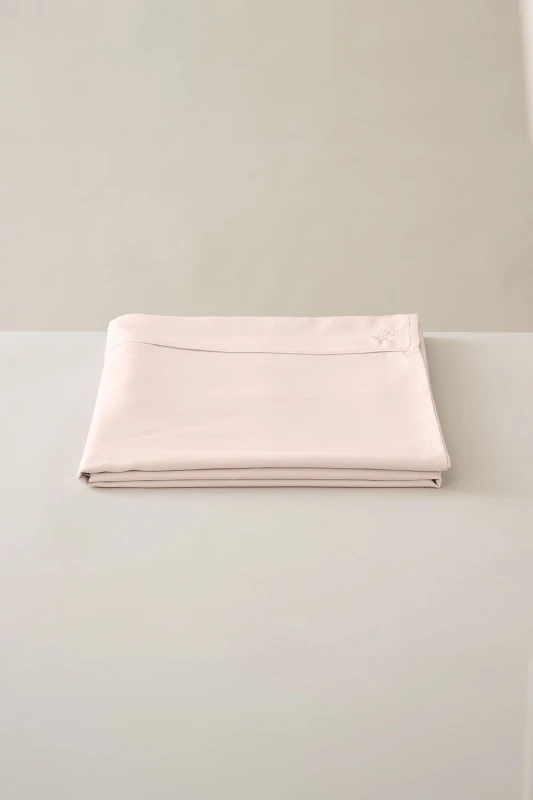 Image of Ted Baker 'TB Plain Dye' Cotton Sateen Flat Sheet in Pink Size: Super King Pink Super King Unisex 5016709638234