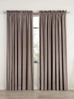 Image of Laurence Llewelyn-Bowen Grande Finale Reversible Faux Silk Slot Top Curtains