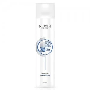 Image of Nioxin NioSpray Strong Hold Hairspray 400ml