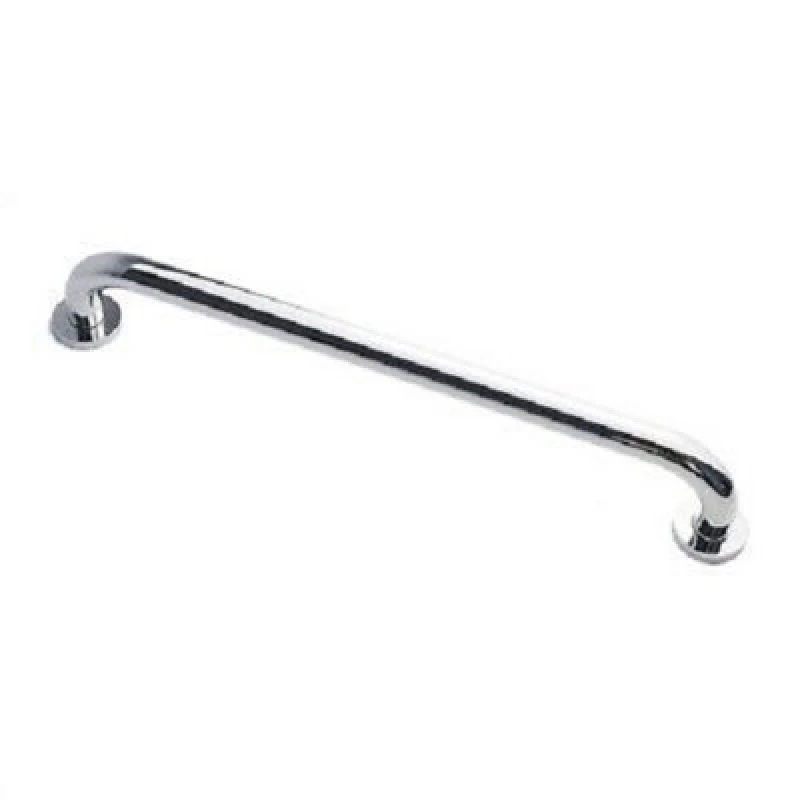 Image of Nes Home Wall Mounted Chrome Straight Grab Bar Brass - 380mm