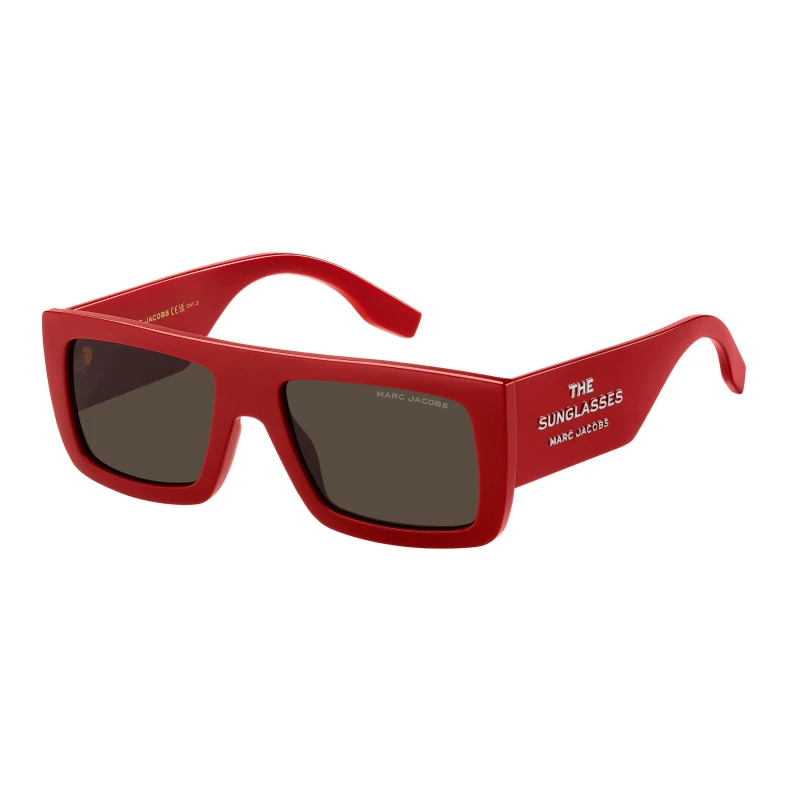 Image of Marc Jacobs Rec Flat Top Sunglasses Red unisex 53 cm