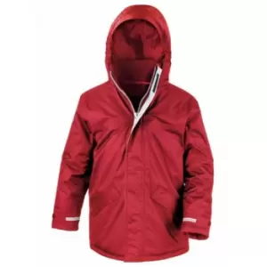 Image of Result Childrens/Kids Core Winter Parka Waterproof Windproof Jacket (3-4) (Red)