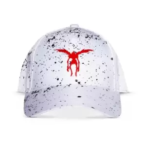 Image of DEATH NOTE Ryuk Splash Adjustable Cap, White/Black (BA676716DTH)