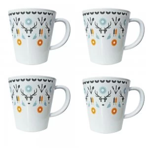 Image of OLPRO Whitbourne Melamine Mug Pack of 4