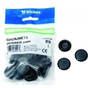 Image of Wickes PVC Semi Blind Grommets - Pack of 25