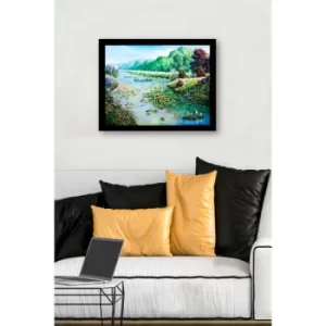 Image of SC1274 Multicolor Decorative Framed MDF Painting