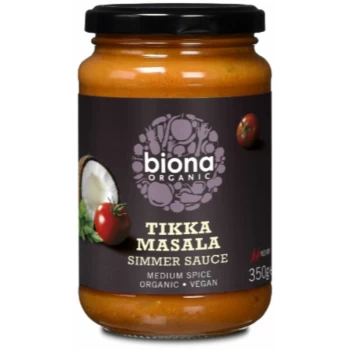 Image of Tikka Masala Simmer Sauce Organic - 350g - 92882 - Biona