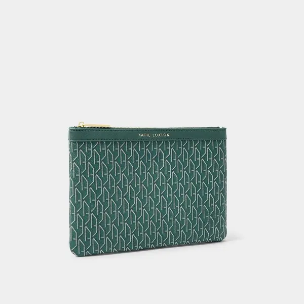 Image of Katie Loxton Green Signature Pouch KLB2918