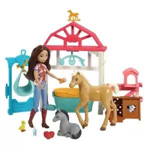 Image of Spirit Lucky's Foal Nursery Playset