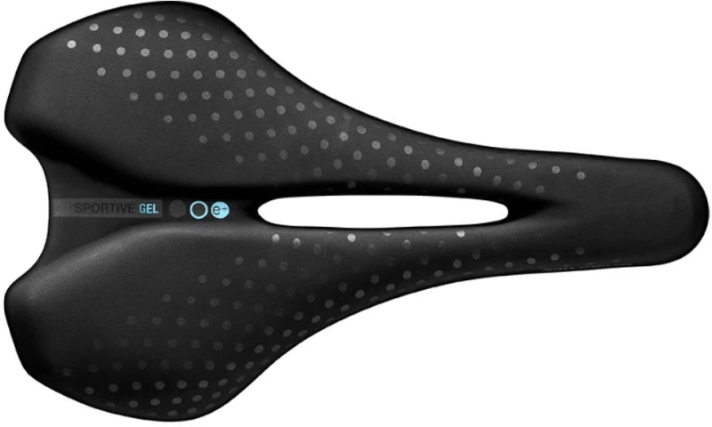 Image of Selle San Marco Bioaktive Sportive Small Open Fit Gel Saddle S BLACK - Cycles UK