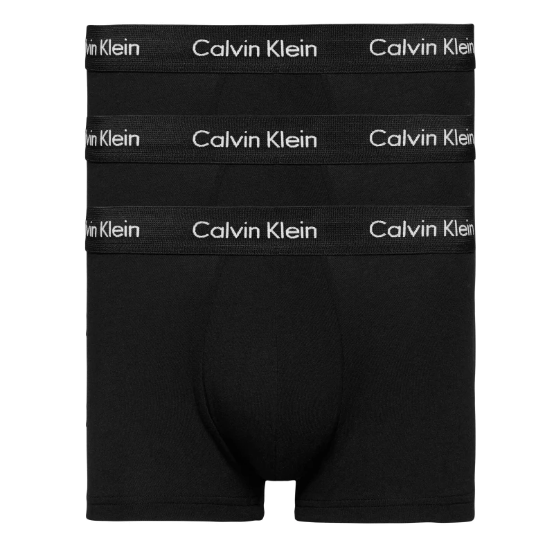 Image of Calvin Klein 3 Pack Boxer Shorts Mens - Black XS