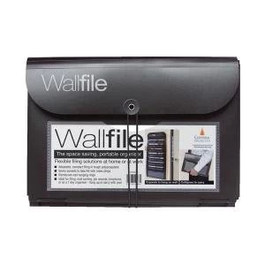 Image of Cathedral 7 Pocket Wall File Black EXPWALBK