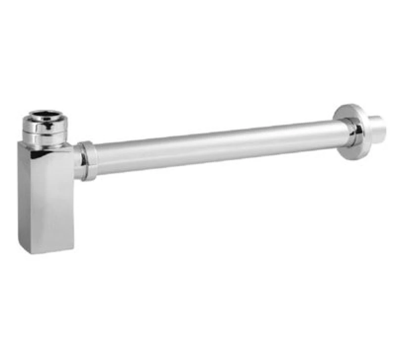 Image of Balterley Square Bottle Trap Chrome Silver