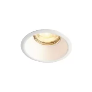 Image of Saxby Speculo - LED Fire Rated 1 Light Bathroom Recessed Downlight Matt White, Glass IP65