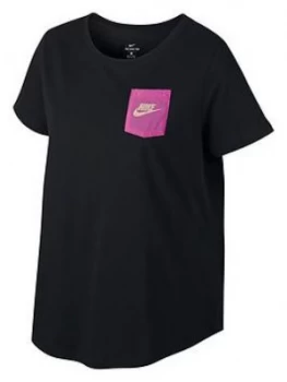 Image of Nike Nsw Icon Clash T-Shirt (Curve) - Black