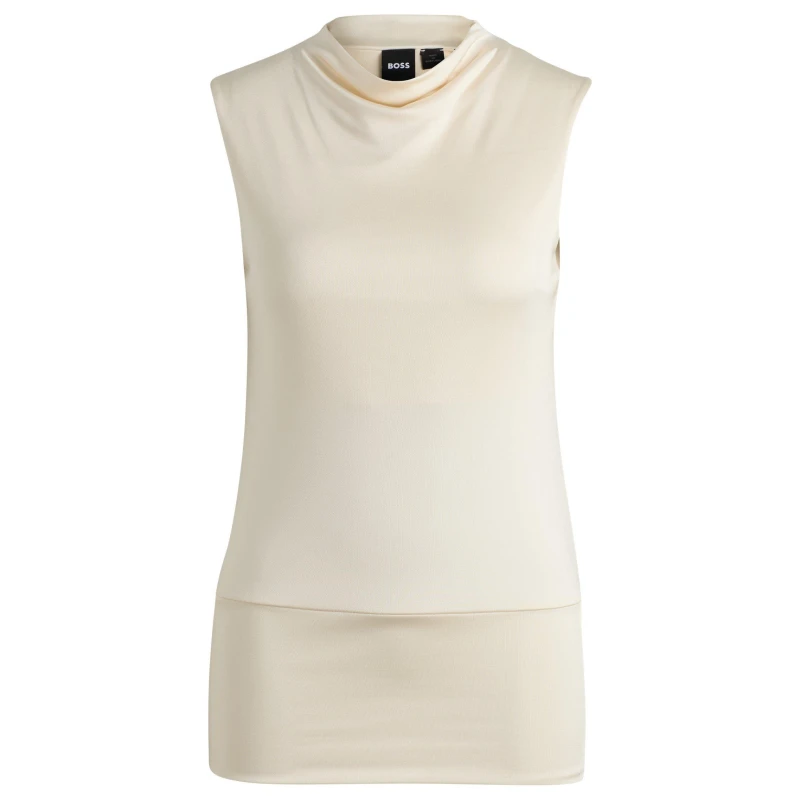 Image of Boss Womens Esensa Short Sleeve Polo Shirt Open White female 10 (M)