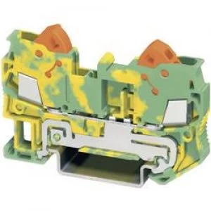 Image of PE protective conductor terminal QTC 25 PE Phoenix Contact Green yellow