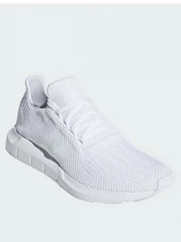 Image of adidas Originals Swift Run, White/White, Size 4, Men