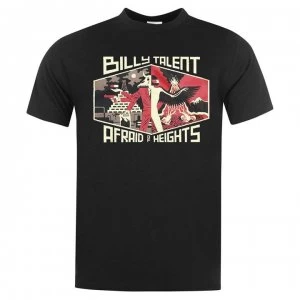Image of Official Billy Talent T Shirt Mens - Afraid Height