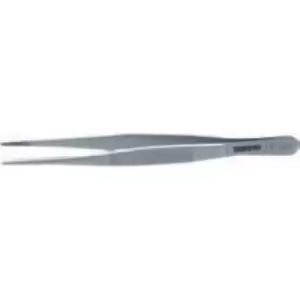 Image of Teng Tools TW1160 Precision Straight Serrated Stainless Steel Tweezers - 160mm