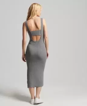 Image of Superdry Textured Knitted Dress