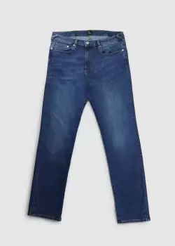Image of Paul Smith Mens Tapered Fit Jeans In Blue