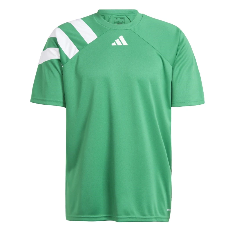 Image of adidas Fortore 23 Football Shirt Mens Short Sleeve Performance T-Shirts S Green 62373715350
