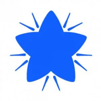 Image of Colop Motivational Stamp Blue Star MOTIVSTBE