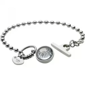 Image of Ladies STORM PVD Silver Plated Crysta Ball Bracelet
