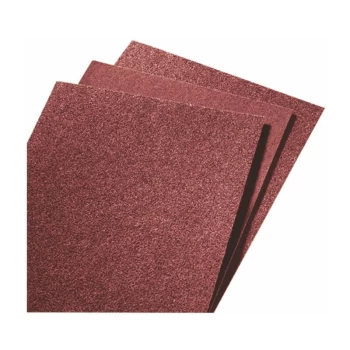 Image of R222 80 Grit Aluminium Oxide Cloth Sheets 230MM X 280MM (9' - Norton Saint Gobain